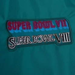 Men Mitchell & Ness Jackets & Outerwear-Team Origins Pullover Anorak Miami Dolphins