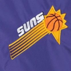 Men Mitchell & Ness Jackets & Outerwear-Team Origins Pullover Anorak Phoenix Suns