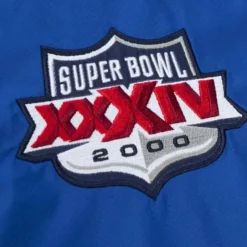 Men Mitchell & Ness Jackets & Outerwear-Team Origins Pullover Anorak Los Angeles Rams