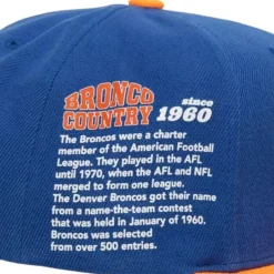 Mitchell & Ness Snapback-Team Origins Snapback Denver Broncos