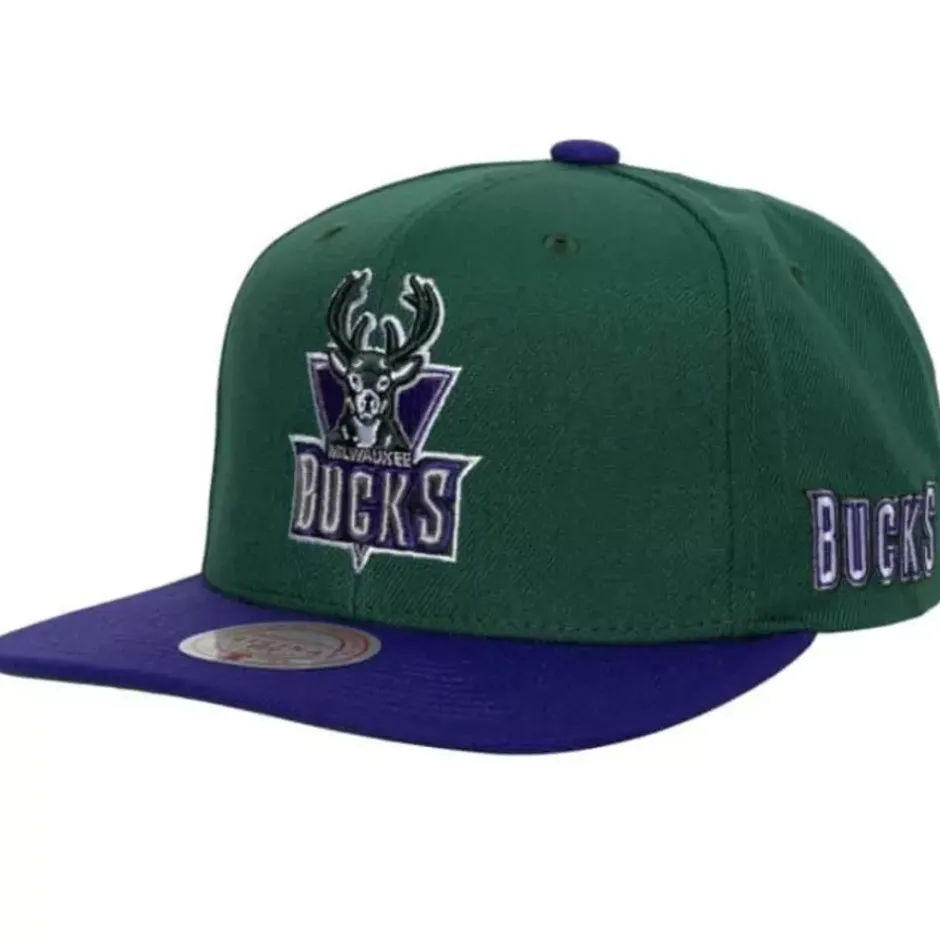 Mitchell & Ness Snapback-Team Origins Snapback Hwc Milwaukee Bucks