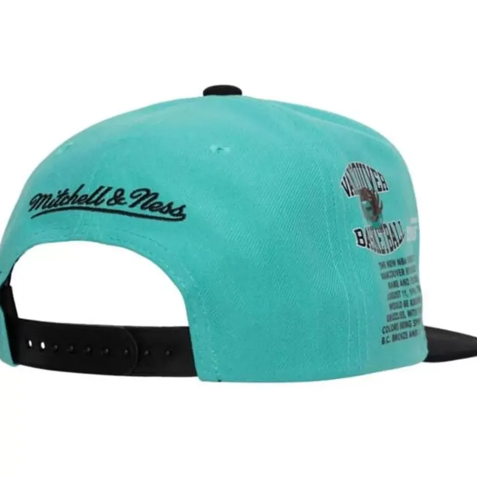 Mitchell & Ness Snapback-Team Origins Snapback Hwc Vancouver Grizzlies