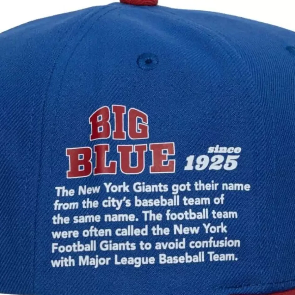 Mitchell & Ness Snapback-Team Origins Snapback New York Giants