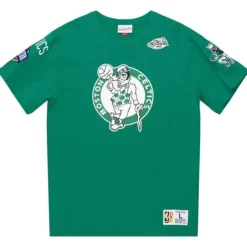 Men Mitchell & Ness T-Shirts & Tops-Team Origins S/S Top Boston Celtics