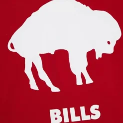 Men Mitchell & Ness T-Shirts & Tops-Team Origins S/S Top Buffalo Bills