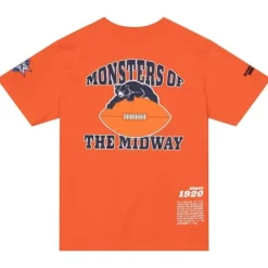 Men Mitchell & Ness T-Shirts & Tops-Team Origins S/S Top Chicago Bears