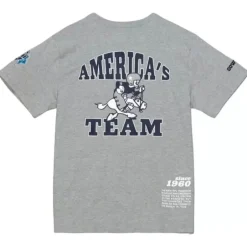 Men Mitchell & Ness T-Shirts & Tops-Team Origins S/S Top Dallas Cowboys