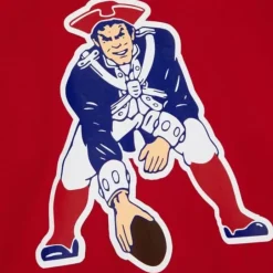 Men Mitchell & Ness T-Shirts & Tops-Team Origins S/S Top New England Patriots