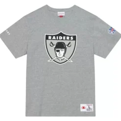 Men Mitchell & Ness T-Shirts & Tops-Team Origins S/S Top Oakland Raiders