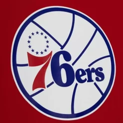 Men Mitchell & Ness T-Shirts & Tops-Team Origins S/S Top Philadelphia 76Ers