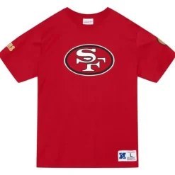 Men Mitchell & Ness T-Shirts & Tops-Team Origins S/S Top San Francisco 49Ers