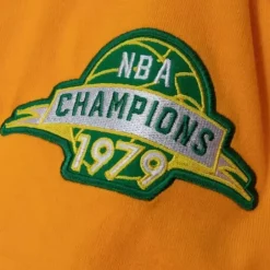 Men Mitchell & Ness T-Shirts & Tops-Team Origins S/S Top Seattle Supersonics