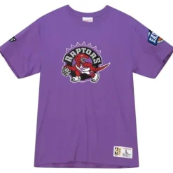 Men Mitchell & Ness T-Shirts & Tops-Team Origins S/S Top Toronto Raptors
