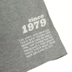 Men Mitchell & Ness T-Shirts & Tops-Team Origins S/S Top Utah Jazz