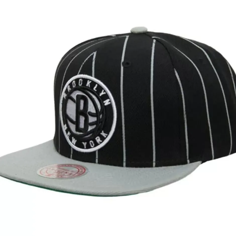 Mitchell & Ness Snapback-Team Pin Snapback Brooklyn Nets
