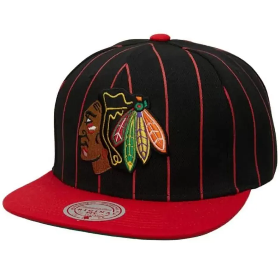 Mitchell & Ness Snapback-Team Pin Snapback Chicago Blackhawks