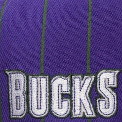 Mitchell & Ness Snapback-Team Pin Snapback Hwc Milwaukee Bucks