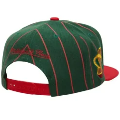 Mitchell & Ness Snapback-Team Pin Snapback Hwc Seattle Supersonics