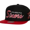 Mitchell & Ness Snapback-Team Script 2.0 Snapback Hwc Philadelphia 76Ers