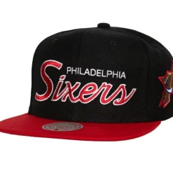Mitchell & Ness Snapback-Team Script 2.0 Snapback Hwc Philadelphia 76Ers