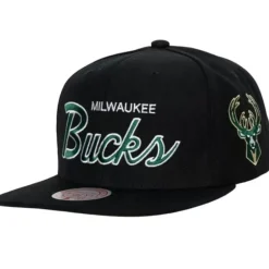 Mitchell & Ness Snapback-Team Script 2.0 Snapback Milwaukee Bucks
