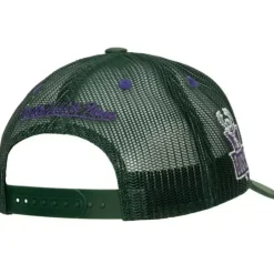 Mitchell & Ness Snapback-Team Seal Trucker Snapback Hwc Milwaukee Bucks