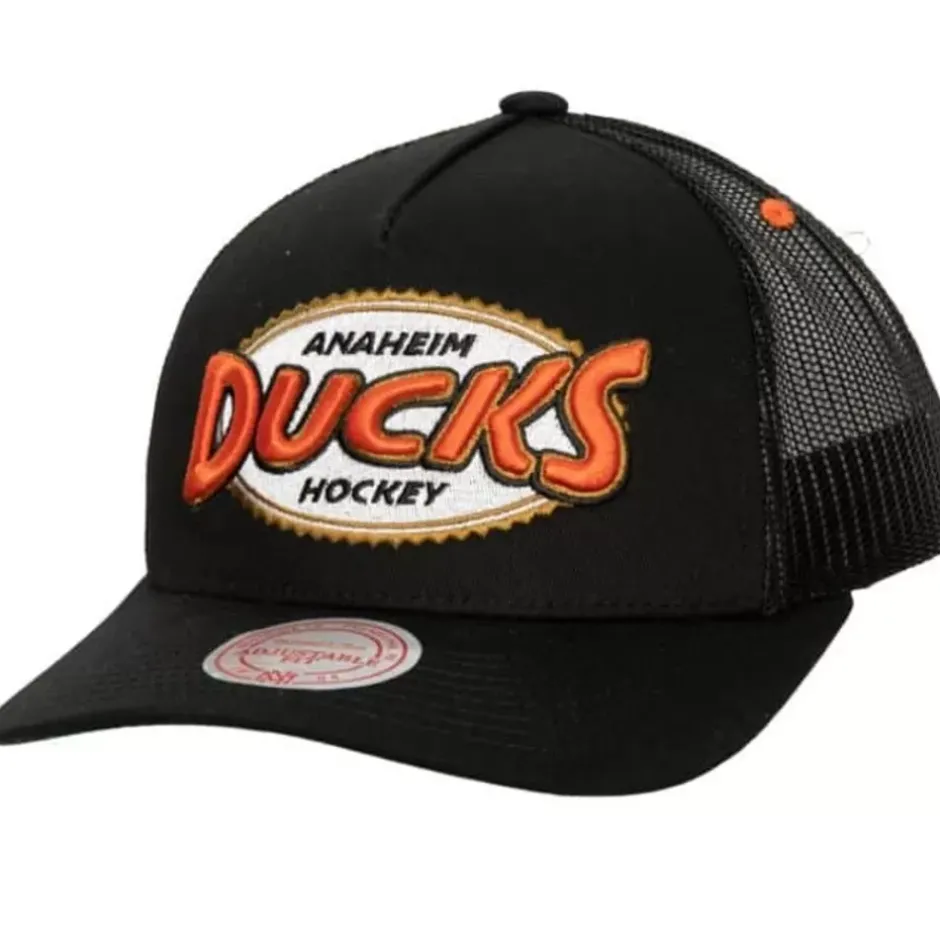Mitchell & Ness Snapback-Team Seal Trucker Snapback Anaheim Ducks