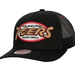 Mitchell & Ness Snapback-Team Seal Trucker Snapback Hwc Philadelphia 76Ers