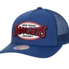 Mitchell & Ness Snapback-Team Seal Trucker Snapback Vintage New York Rangers