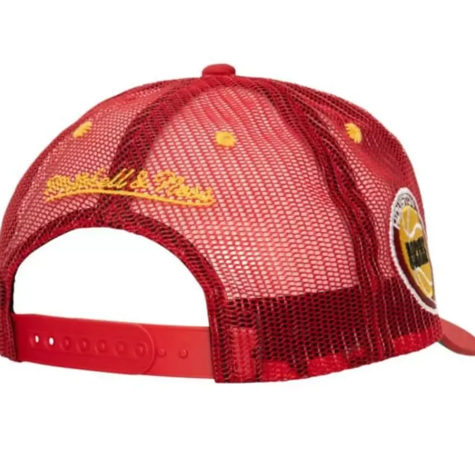 Mitchell & Ness Snapback-Team Seal Trucker Snapback Hwc Houston Rockets