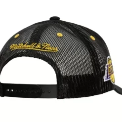 Mitchell & Ness Snapback-Team Seal Trucker Snapback Los Angeles Lakers
