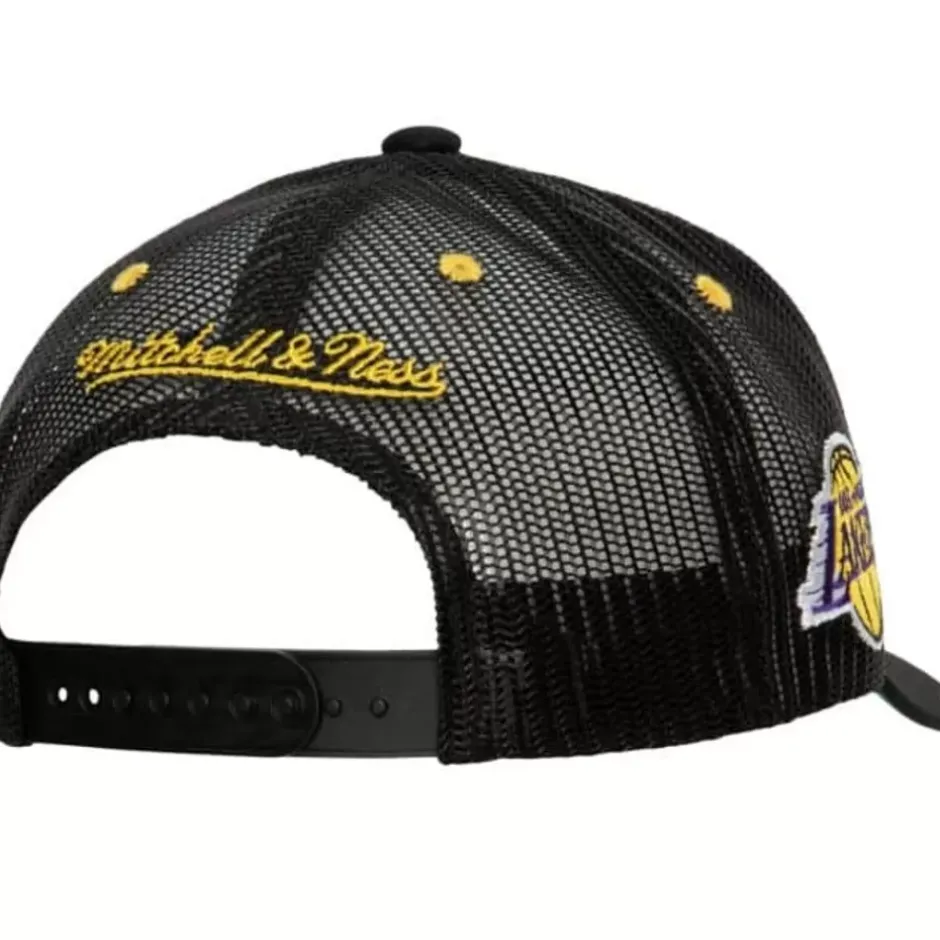 Mitchell & Ness Snapback-Team Seal Trucker Snapback Los Angeles Lakers
