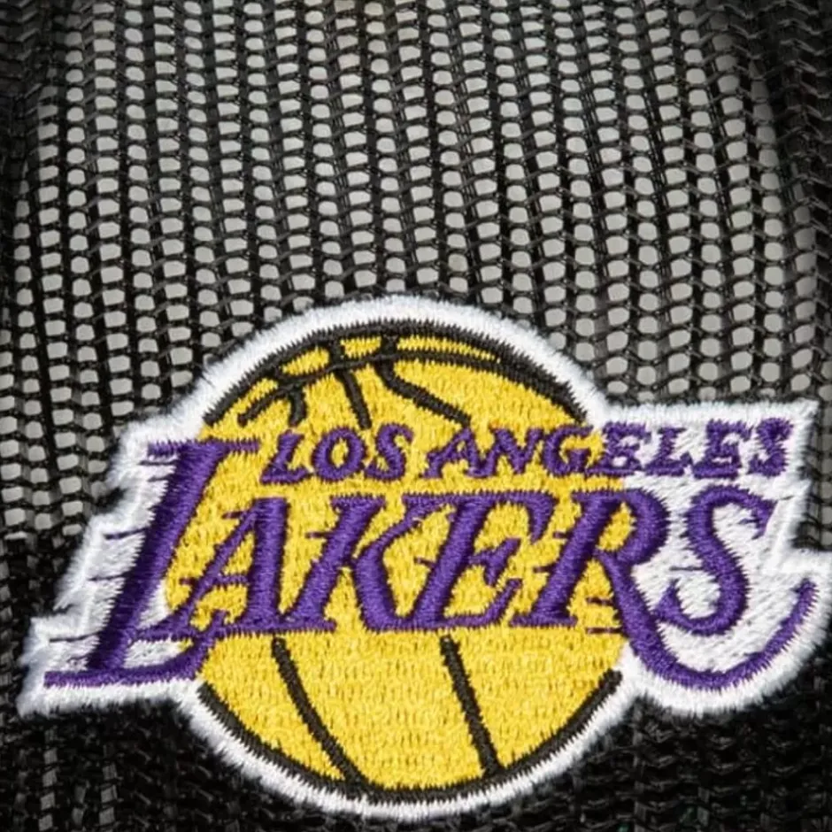 Mitchell & Ness Snapback-Team Seal Trucker Snapback Los Angeles Lakers