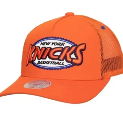 Mitchell & Ness Snapback-Team Seal Trucker Snapback Hwc New York Knicks