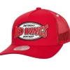 Mitchell & Ness Snapback-Team Seal Trucker Snapback Vintage Detroit Red Wings