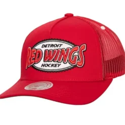 Mitchell & Ness Snapback-Team Seal Trucker Snapback Vintage Detroit Red Wings