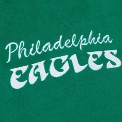 Men Mitchell & Ness Jackets & Outerwear-Team Varsity Jacket Philadelphia Eagles