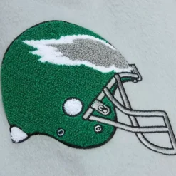 Men Mitchell & Ness Jackets & Outerwear-Team Varsity Jacket Philadelphia Eagles