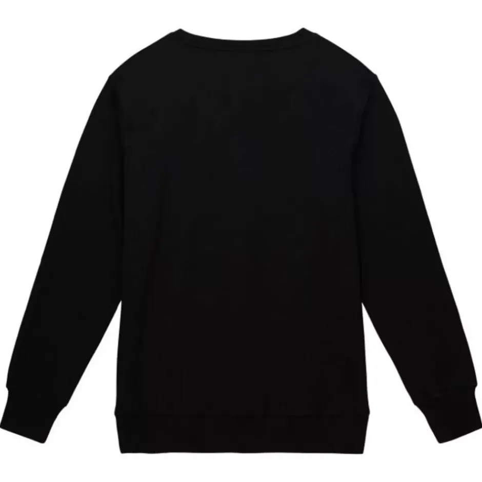 Men Mitchell & Ness Hoodies & Sweatshirts-Team Wordmark 1 Crew New Orleans Saints