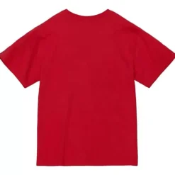 Men Mitchell & Ness T-Shirts & Tops-Team Wordmark 2 Tee Philadelphia 76Ers