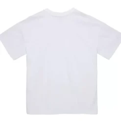 Men Mitchell & Ness T-Shirts & Tops-Team Wordmark 3 Tee Philadelphia 76Ers