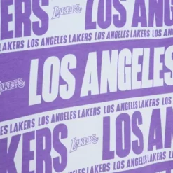 Men Mitchell & Ness Hoodies & Sweatshirts-Teamwrap Hoodie Los Angeles Lakers