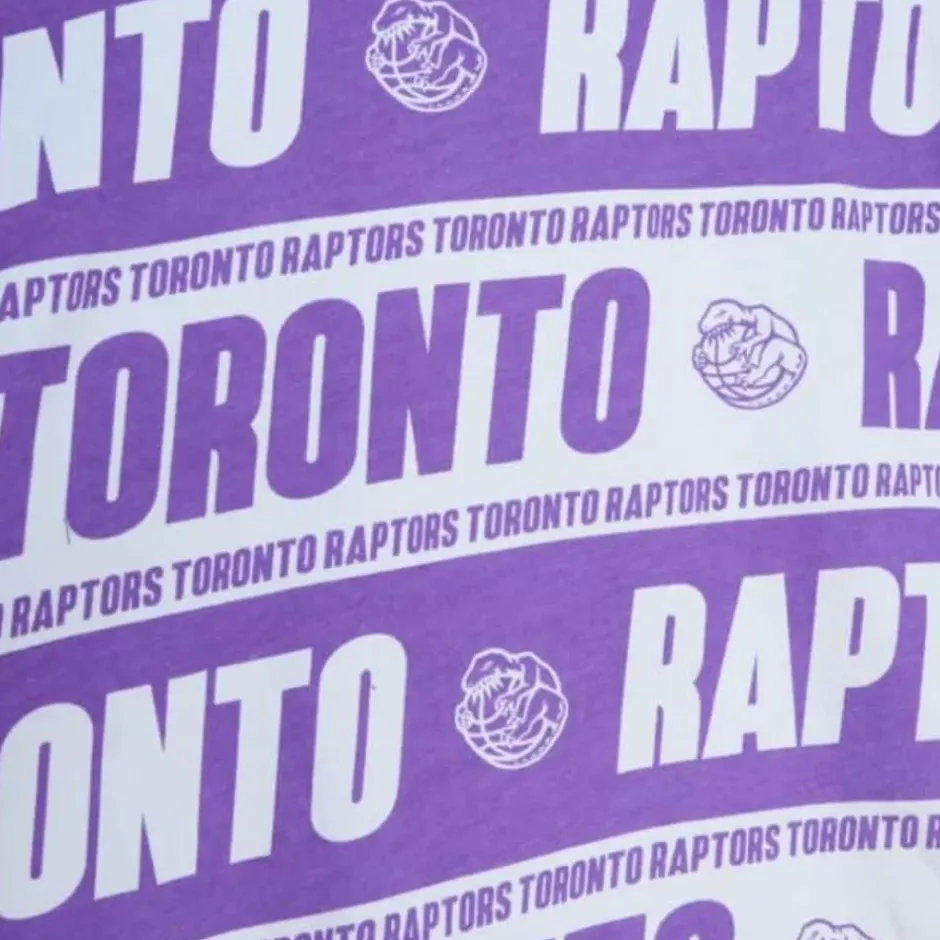 Men Mitchell & Ness Hoodies & Sweatshirts-Teamwrap Hoodie Toronto Raptors