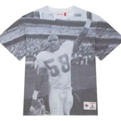 Men Mitchell & Ness T-Shirts & Tops-4Th And Goal Sublimated S/S Tee Kansas City Chiefs Derrick Thomas