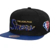 Mitchell & Ness Snapback-75Th Anniversary Gold Snapback Philadelphia 76Ers