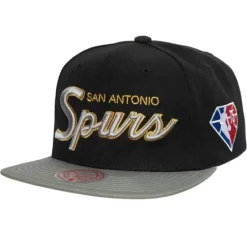 Mitchell & Ness Snapback-75Th Anniversary Gold Snapback San Antonio Spurs