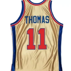 Mitchell & Ness Nba Swingman-75Th Anniversary Gold Swingman Isiah Thomas Detroit Pistons 1982-83 Jersey