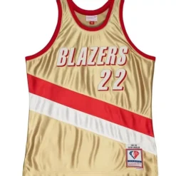 Mitchell & Ness Nba Swingman-75Th Anniversary Gold Swingman Clyde Drexler Portland Trail Blazers 1991-92 Jersey