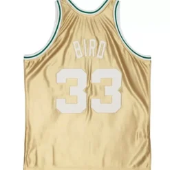 Mitchell & Ness Nba Swingman-75Th Anniversary Gold Swingman Larry Bird Boston Celtics 1985-86 Jersey