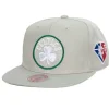 Mitchell & Ness Snapback-75Th Silver Snapback Boston Celtics